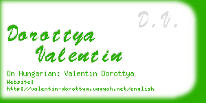 dorottya valentin business card